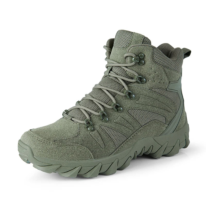 Men's Tactical Combat Boots | Outdoor Camping Hiking | Anti-Wear Quick Response | Fishing Hunting Sneakers