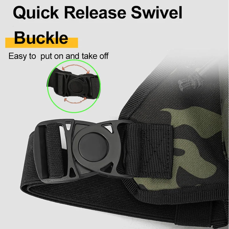 Hydration Vest | Tactical Chest Pack for Running Cycling Hiking | Outdoor Utility Bag for Men Women | All Seasons