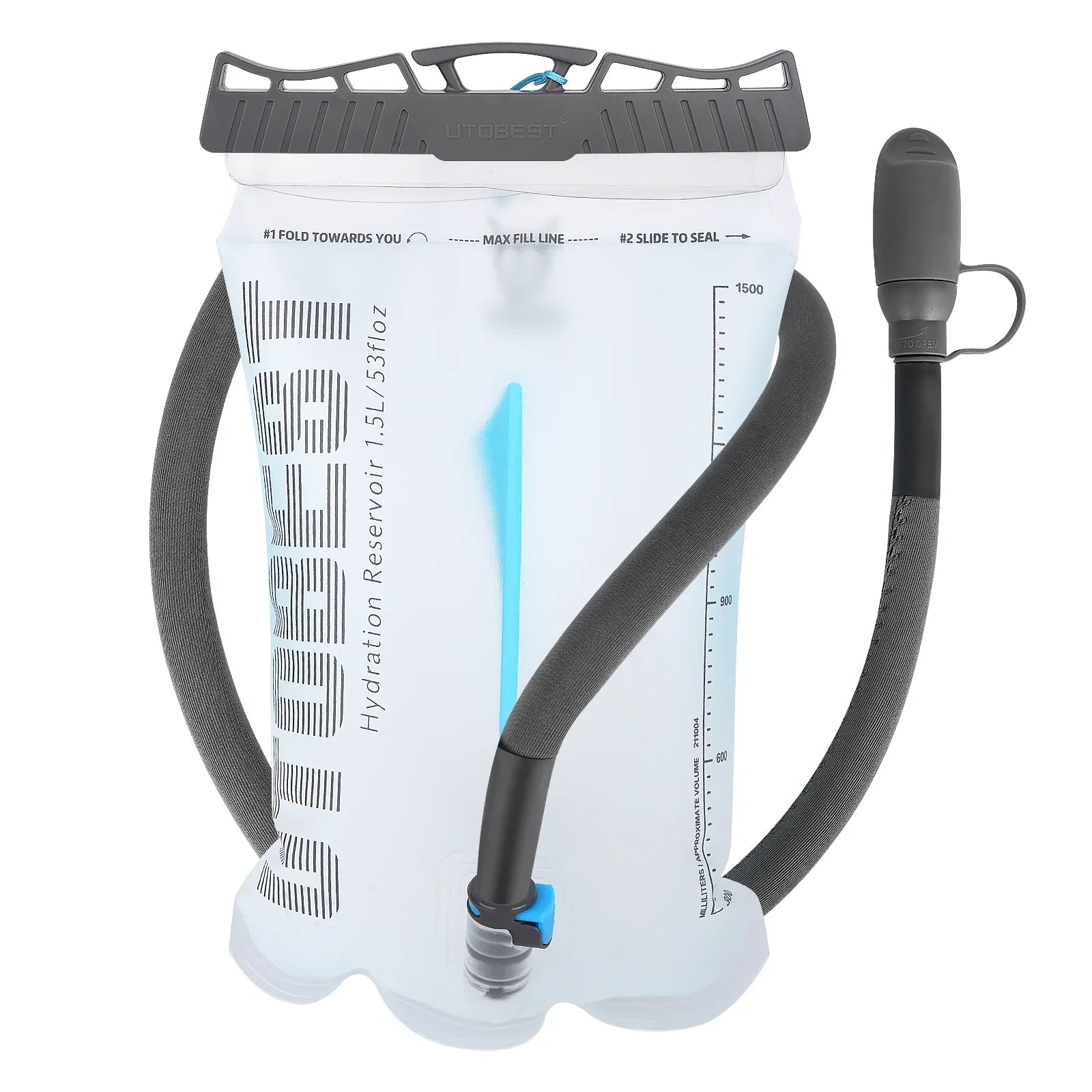 UTOBEST TPU Hydration Reservoir | 1.5L/2L/3L | Water Storage Bag for Camping Cycling Running Hiking | -20 to 50°C