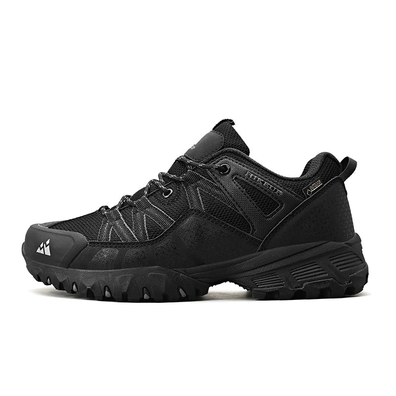 HIKEUP Men's Trail Running Shoes | Breathable Cushioning | Non-Slip Outdoor Walking Sneakers | Athletic Mountain Footwear