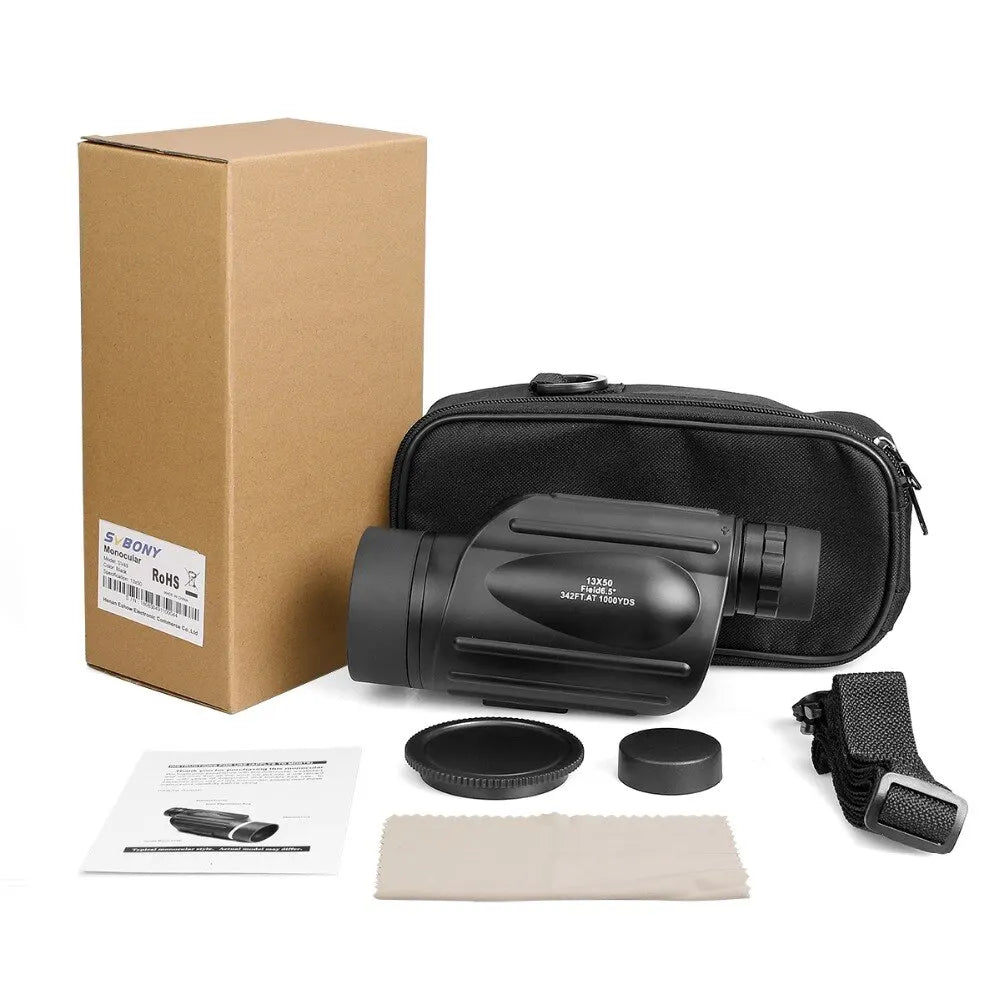 Svbony SV49 High-Power Monocular | Waterproof BK7 Prism | 342ft/1000 yds View | Outdoor Travel & Hunting
