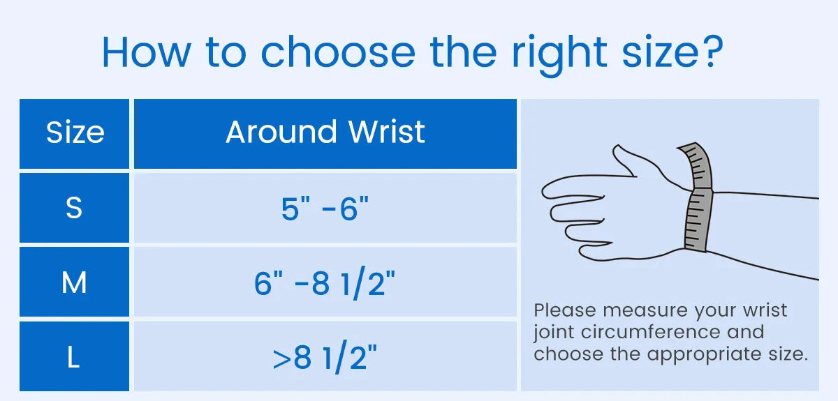 VELPEAU Wrist Support Brace | Pain Relief for Carpal Tunnel & Arthritis | Adjustable Thumb Splint | Polyester Cotton Aluminum