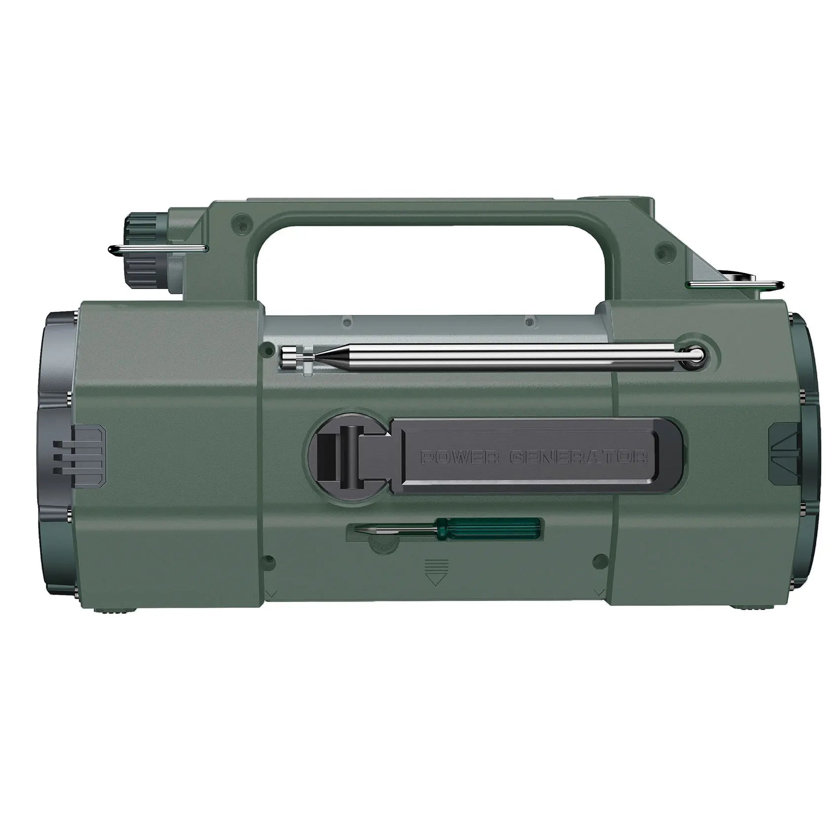 Multifunction Outdoor Radio | FM/MW/SW/VHF/WB | Hand Crank Generator | LED Flashlight | Bluetooth | 5000mAh