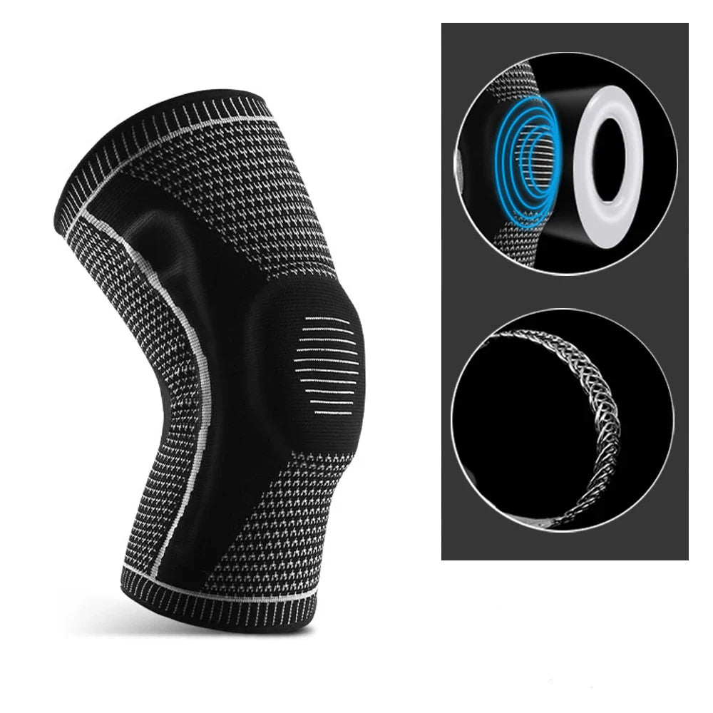 Professional Sports Knee Brace | Arthritis Relief & Support | Meniscus Tear Protection | Crossfit Running | Nylon | Universal Age