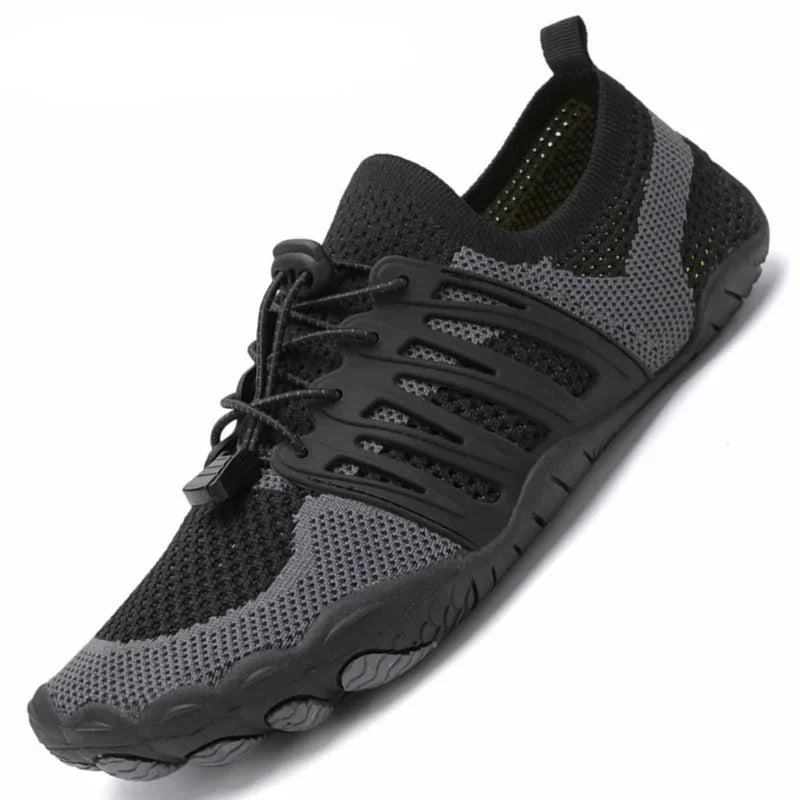 Men Women Barefoot Trail Shoes | Minimalist Water-Friendly Cross Training | Wide Toe Grip Support