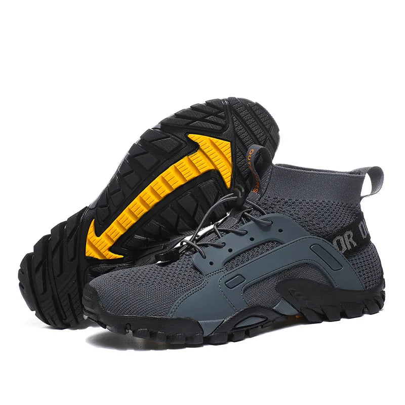 Unisex Outdoor Fitness Shoes | Anti-Slip Trekking Water Shoes | Rubber Insole | Hiking Climbing Fishing