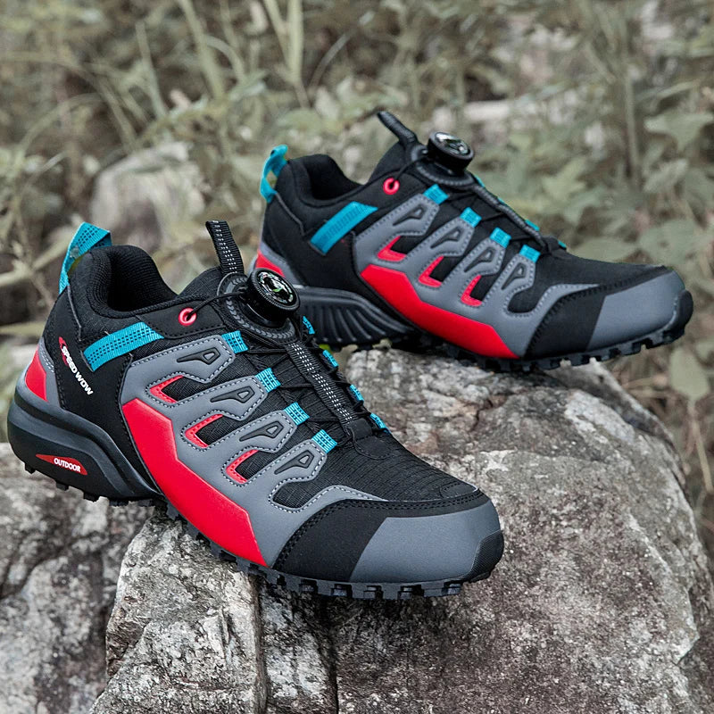 Men's Suede Outdoor Hiking Shoes | Durable Tactical Sneakers | Non-Waterproof | Low-Top Active Footwear