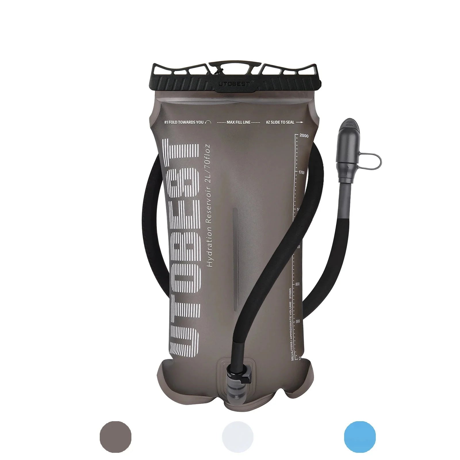UTOBEST TPU Hydration Reservoir | 1.5L/2L/3L | Water Storage Bag for Camping Cycling Running Hiking | -20 to 50°C