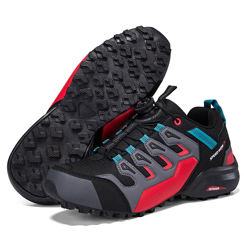 Men's Suede Outdoor Hiking Shoes | Durable Tactical Sneakers | Non-Waterproof | Low-Top Active Footwear