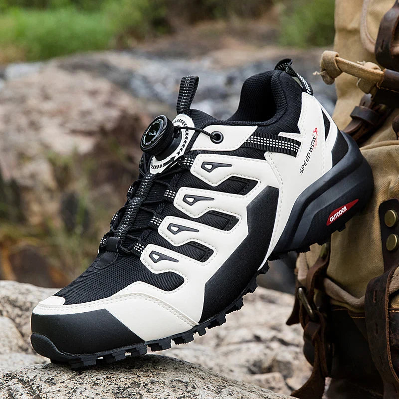 Men's Suede Outdoor Hiking Shoes | Durable Tactical Sneakers | Non-Waterproof | Low-Top Active Footwear