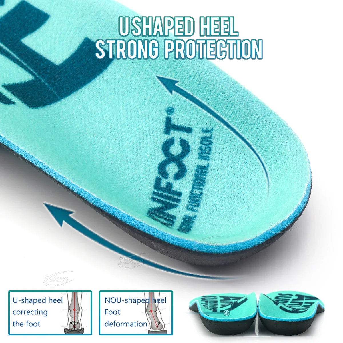 Orthopedic Arch Support Insoles | Men Women Sports Inserts | Flat Feet Relief | Comfortable Shoe Pads