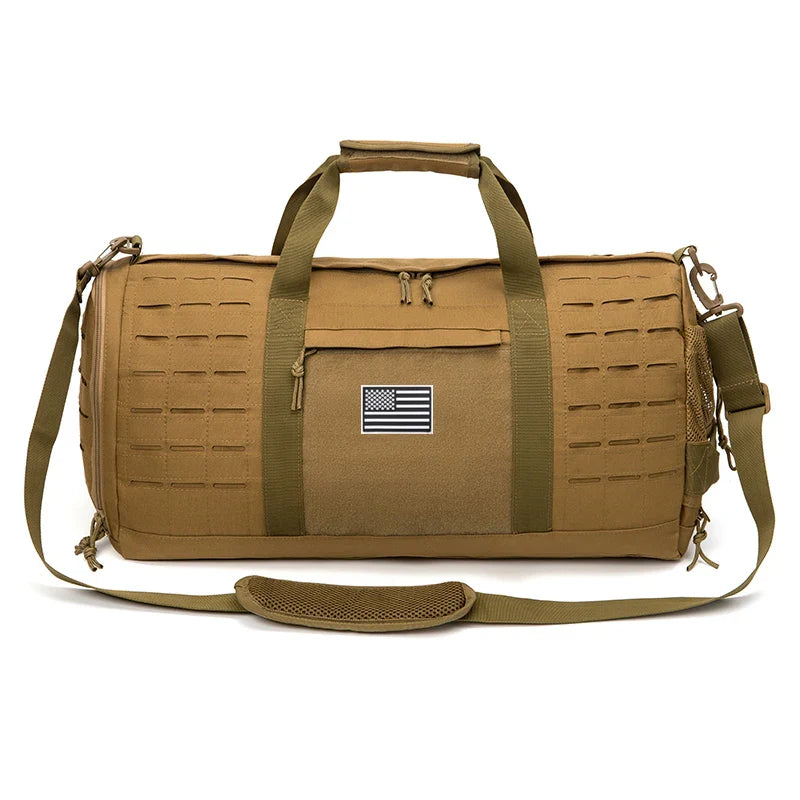 ReFire Gear Tactical Gym Bag | 40L Water-Resistant Travel Duffel | Unisex Polyester Sports Bag with Shoe Compartment