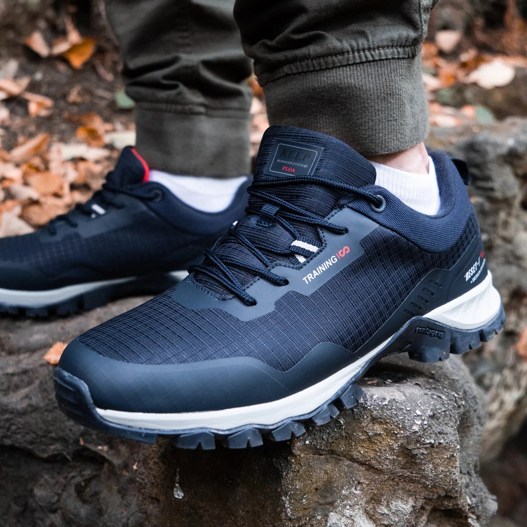 Men's Outdoor Waterproof Non-Slip Hiking Sneakers | Lightweight Durable Casual Walking Shoes