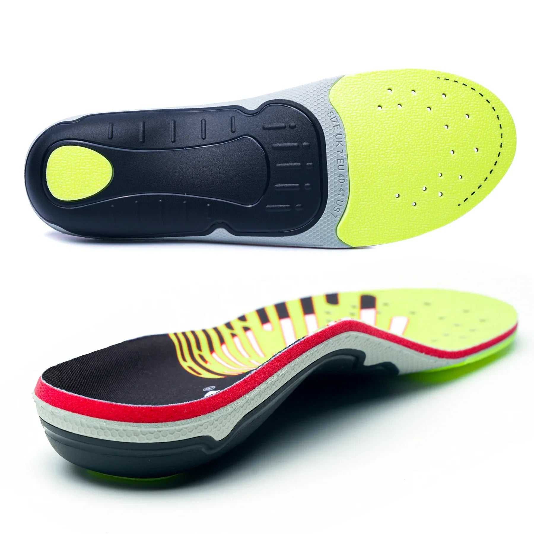 Orthopedic Arch Support Insoles | Plantar Fasciitis Relief | Flat Feet Pain | Men Women All-Day Comfort