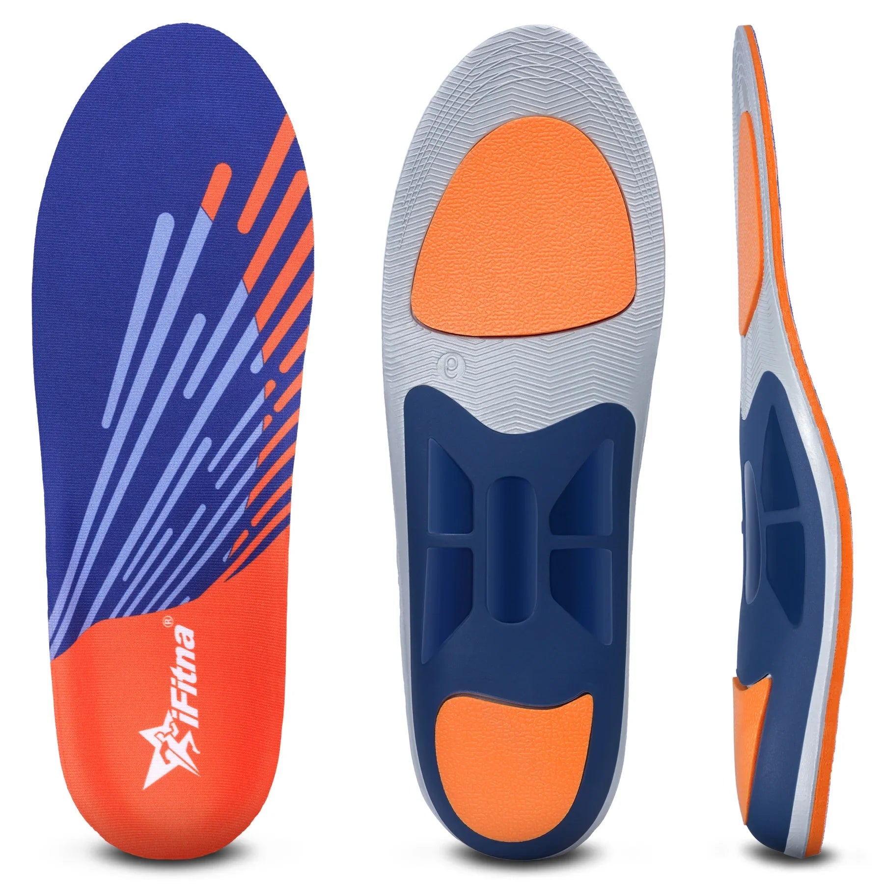 Orthopedic Arch Support Insoles | Plantar Fasciitis Relief | Flat Feet Pain | Men Women All-Day Comfort