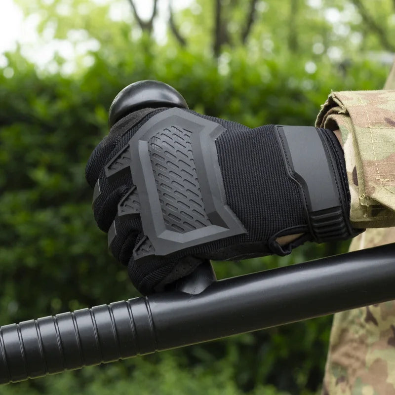 Men's Touchscreen Tactical Gloves | Airsoft Paintball Outdoor Sports | Long Finger Design