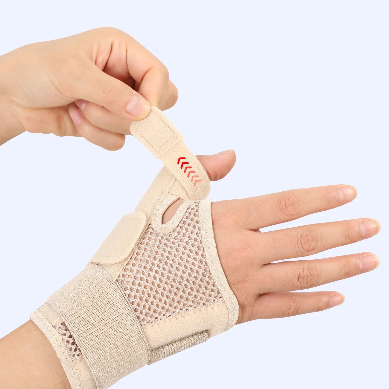 Hand Support Brace | Wrist & Thumb Stabilizer | Tendinitis & Arthritis Relief | Breathable | Ambidextrous