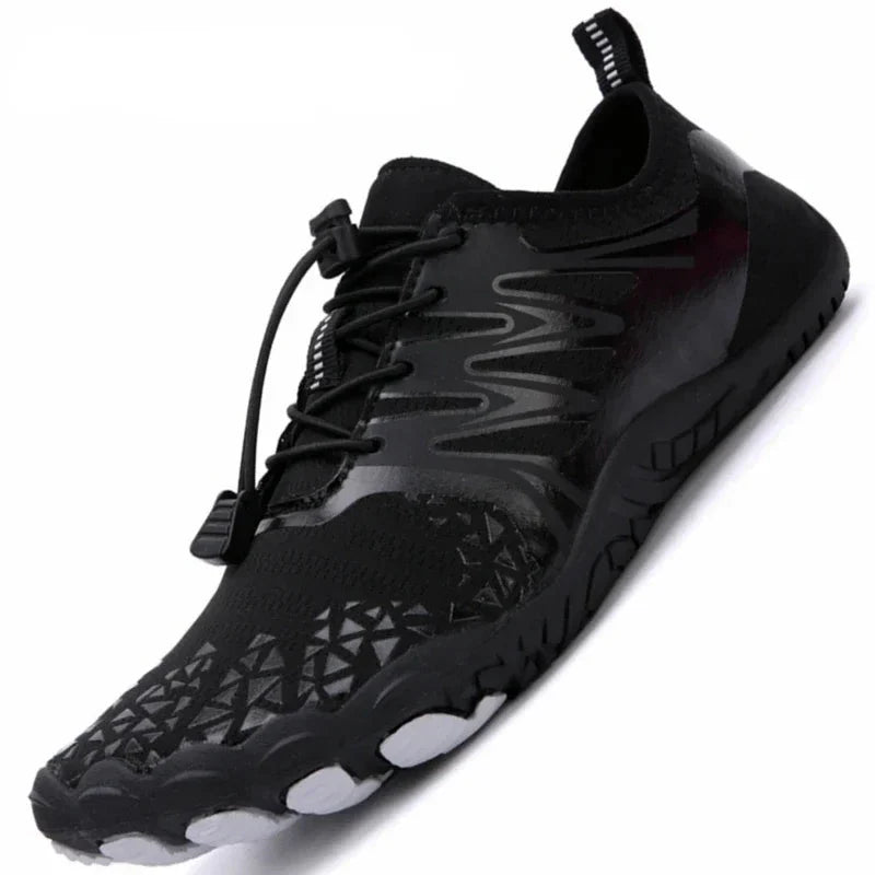 Men Women Barefoot Trail Shoes | Minimalist Water-Friendly Cross Training | Wide Toe Grip Support