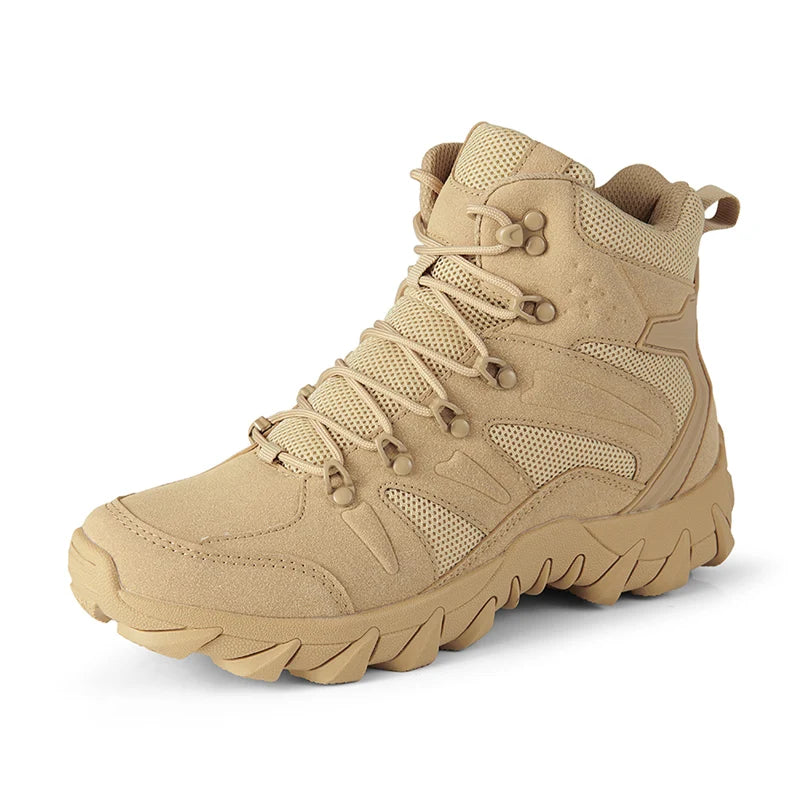 Men's Tactical Combat Boots | Outdoor Camping Hiking | Anti-Wear Quick Response | Fishing Hunting Sneakers