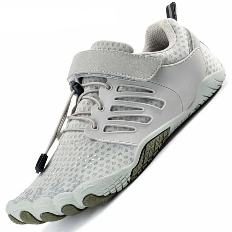 Men Women Barefoot Trail Shoes | Minimalist Water-Friendly Cross Training | Wide Toe Grip Support