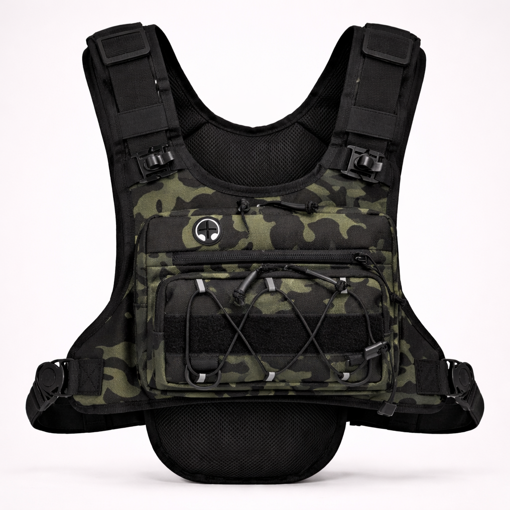 Hydration Vest | Tactical Chest Pack for Running Cycling Hiking | Outdoor Utility Bag for Men Women | All Seasons