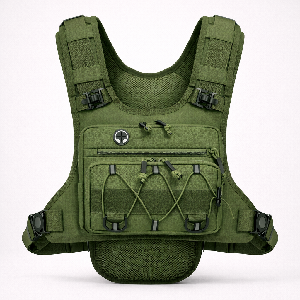 Hydration Vest | Tactical Chest Pack for Running Cycling Hiking | Outdoor Utility Bag for Men Women | All Seasons
