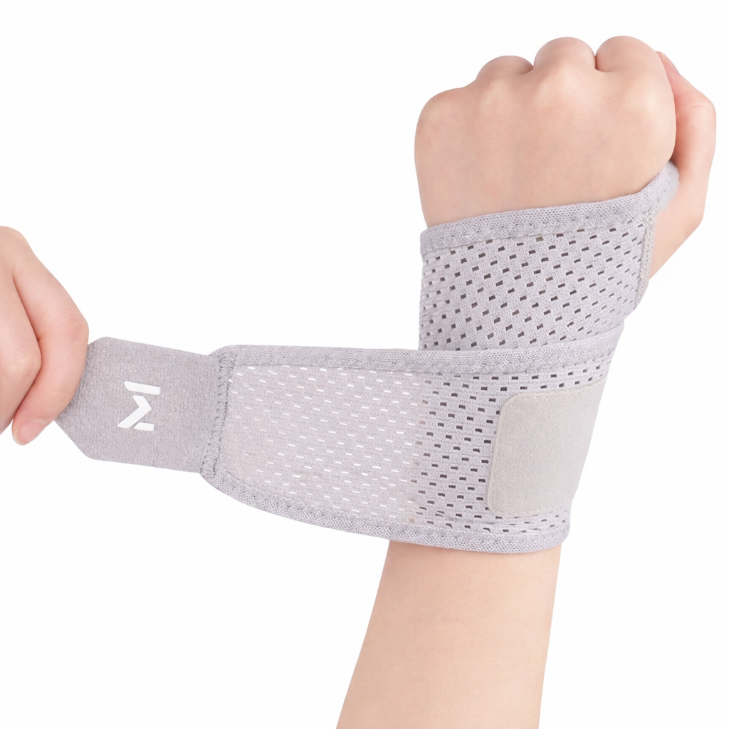 Adjustable Wrist Support Brace | Weightlifting Tennis Badminton Gym Strap Black | Men Women