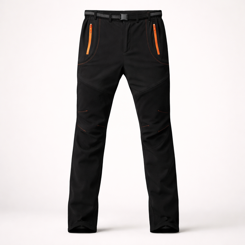 Men's Winter Fleece Pants | Waterproof Windproof Outdoor Trekking | JNP01A | Hiking Camping Rainwear