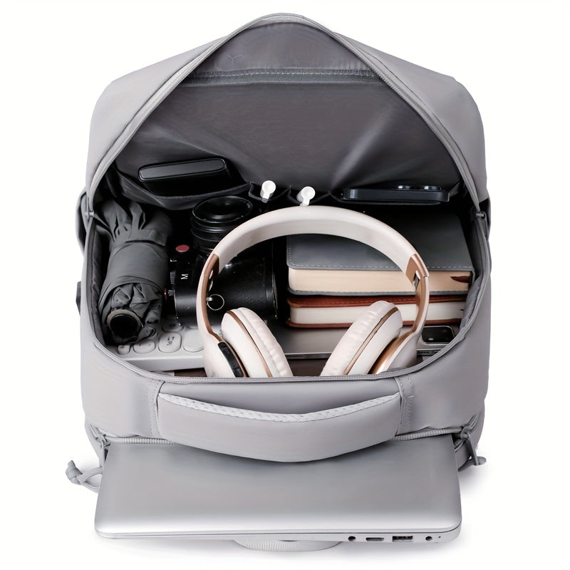 Travel Backpack | Convertible Tote | Multi-Pocket Zipper Storage | Business & Vacation | Black