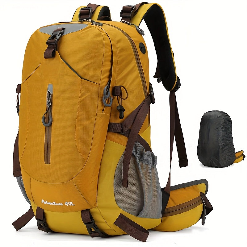 Outdoor Adventure Backpack | Lightweight Travel Gear | Ergonomic Design | Multiple Pockets | Solid Color | Unisex Use | Adjustable Straps