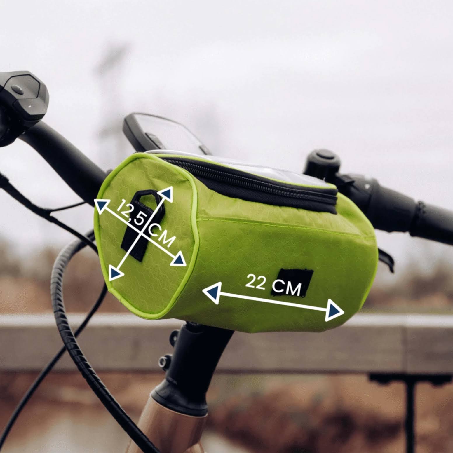 Touchscreen Bicycle Handlebar Bag | Speedy | Waterproof & Secure | Award-Winning Design