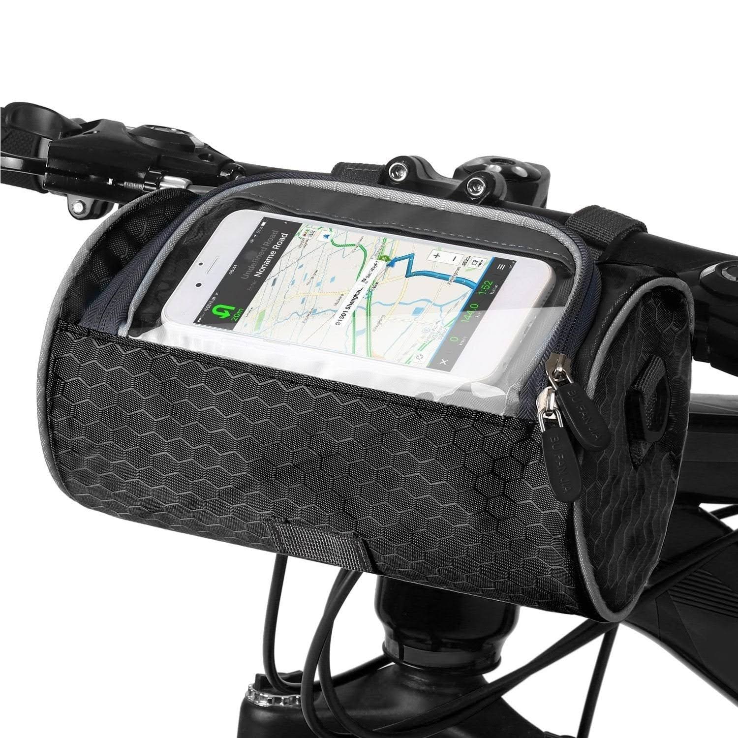 Touchscreen Bicycle Handlebar Bag | Speedy | Waterproof & Secure | Award-Winning Design